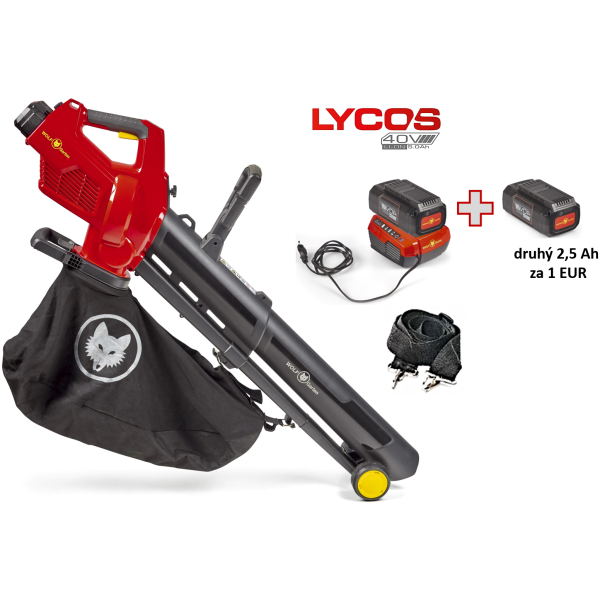 AKUMULÁTOROVÝ FUKÁR WOLF GARTEN LYCOS 40/480 V SET